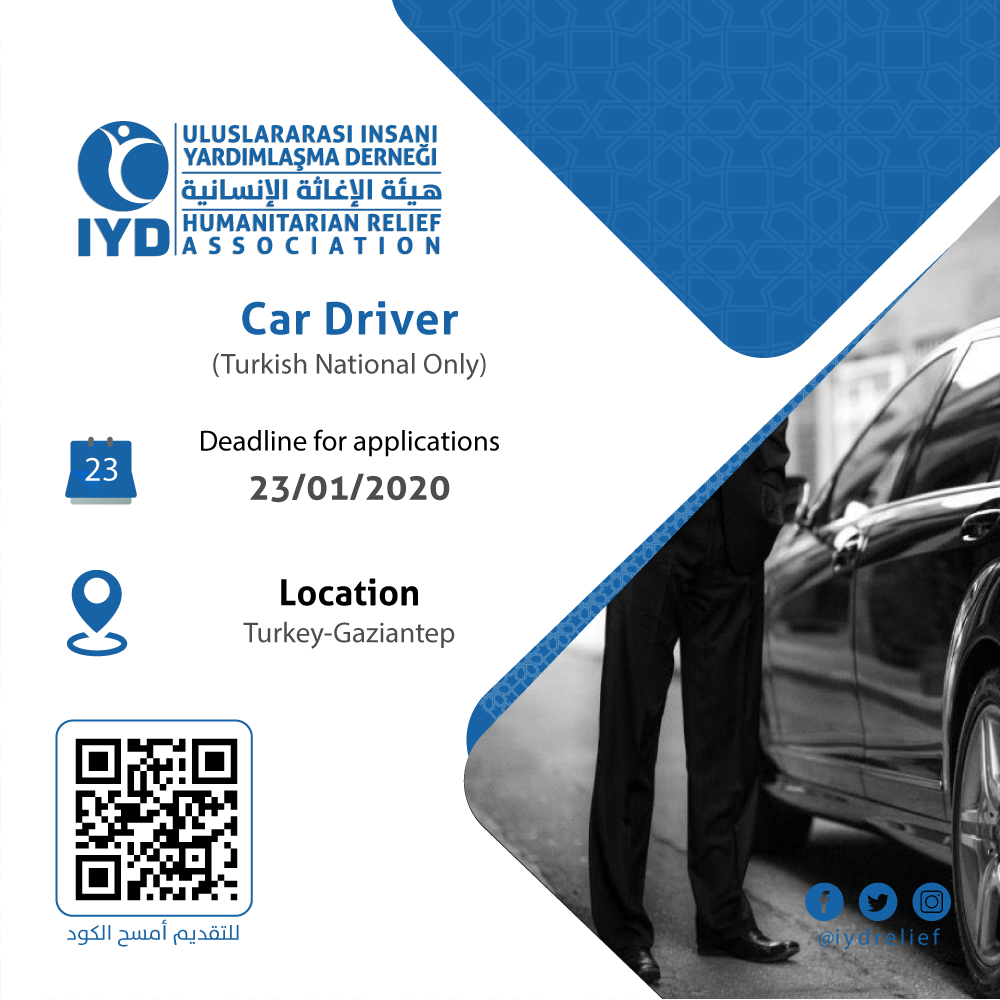 Car-Driver-Vacancy_Turkey_16-01-2020